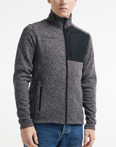 Craft CR1912218 Men's ADV Explore Heavy Fleece Jkt - Black Melange
