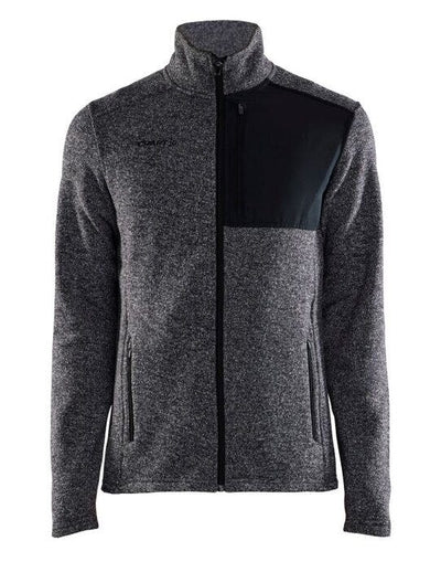 Craft CR1912218 Men's ADV Explore Heavy Fleece Jkt - Black Melange