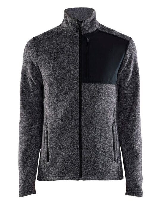 Craft CR1912218 Men's ADV Explore Heavy Fleece Jkt - Black Melange