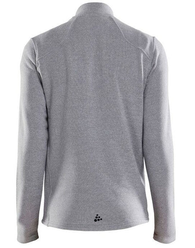 Craft CR1912218 Men's ADV Explore Heavy Fleece Jkt - Grey Melange/ Black