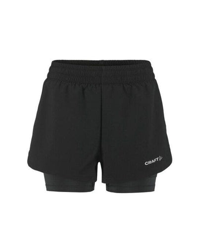 Craft CR1915946 Ladies ADV Essence 2-In-1 Shorts 2 - Black