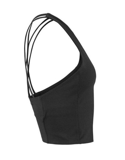 Craft CR1916009 Collective Cropped Singlet - Black