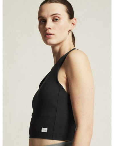 Craft CR1916009 Collective Cropped Singlet - Black