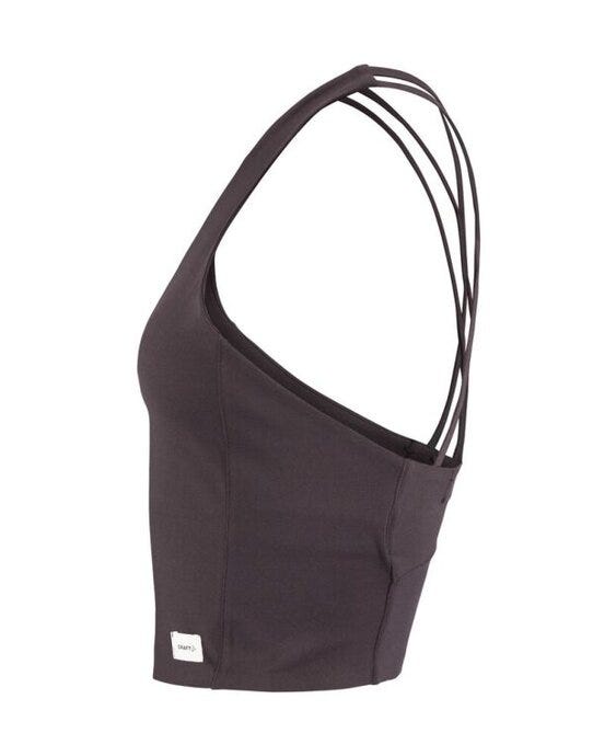 Craft CR1916009 Collective Cropped Singlet - Dark Plum