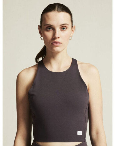 Craft CR1916009 Collective Cropped Singlet - Dark Plum