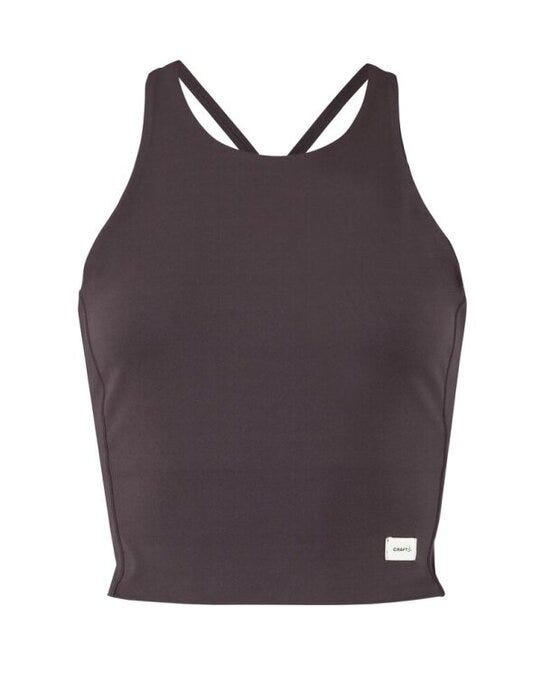 Craft CR1916009 Collective Cropped Singlet - Dark Plum