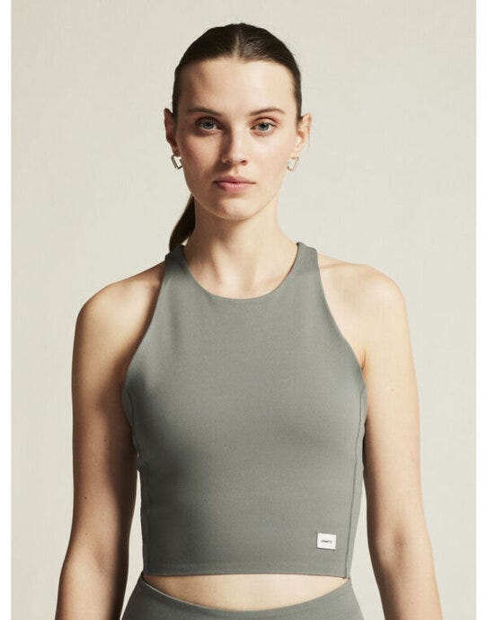 Craft CR1916009 Collective Cropped Singlet - Leaf