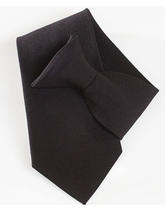 Yoko CT01 Clip-On Tie - Black