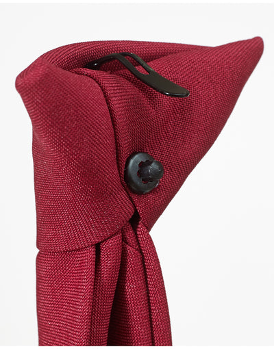 Yoko CT01 Clip-On Tie - Burgundy