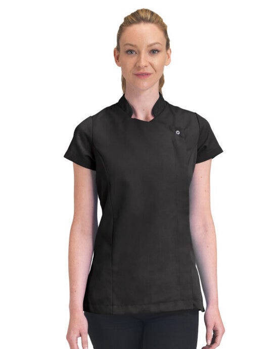 Dennys DA75 Beauty Tunic Zip Fastening - Black