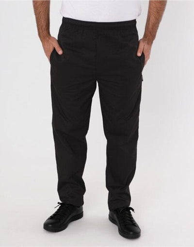 Dennys DC18B Unisex Elasticated Black Trouser - Black