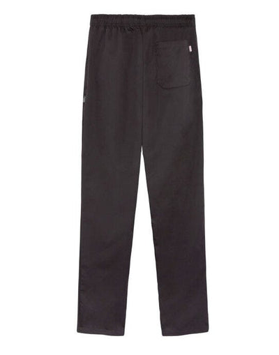 Dennys DC18B Unisex Elasticated Black Trouser - Black