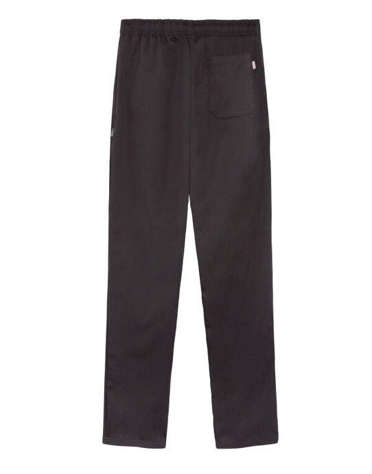 Dennys DC18B Unisex Elasticated Black Trouser - Black