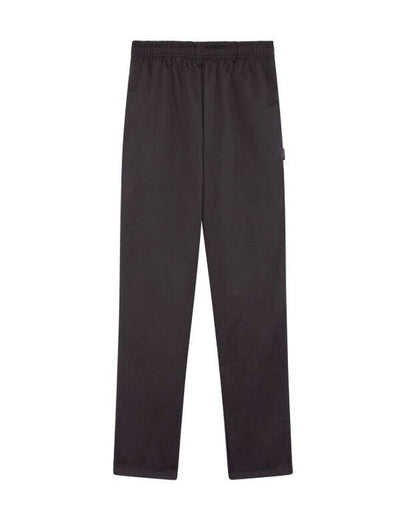 Dennys DC18B Unisex Elasticated Black Trouser - Black