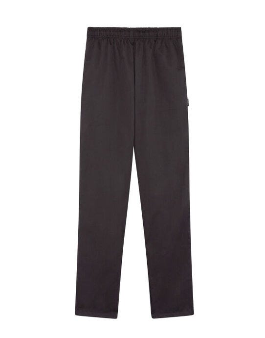 Dennys DC18B Unisex Elasticated Black Trouser - Black