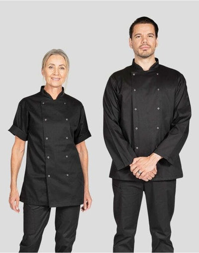 Dennys DD70 Budget Long Sleeve Chefs Jacket - Black