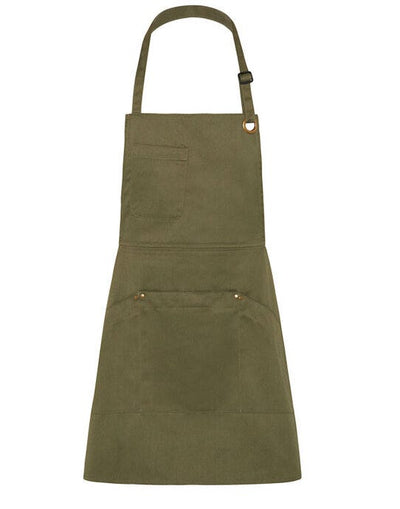 Dennys DE113 Denny's Le Chef Prep Utility Apron - Olive