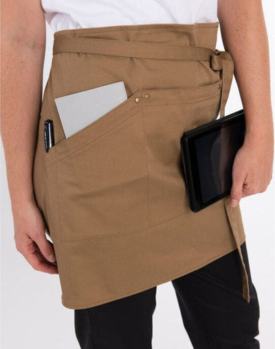 Dennys DE115 Le Chef Prep Utility Apron - Khaki