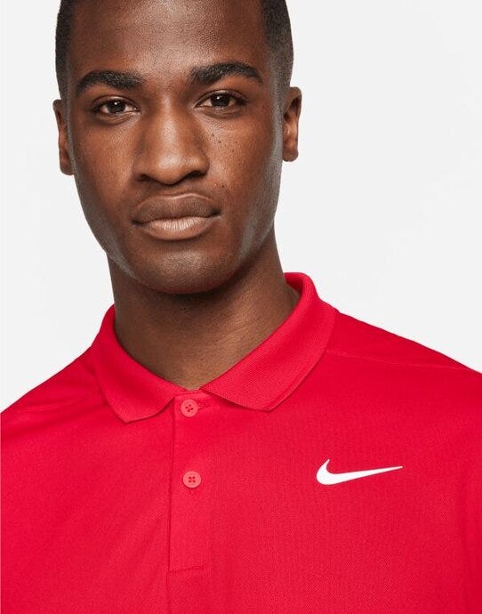 Nike DH0822 Dri-FIT Victory Solid Polo (LC) - University Red