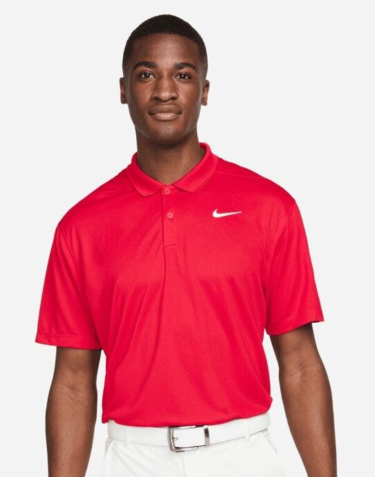 Nike DH0822 Dri-FIT Victory Solid Polo (LC) - University Red