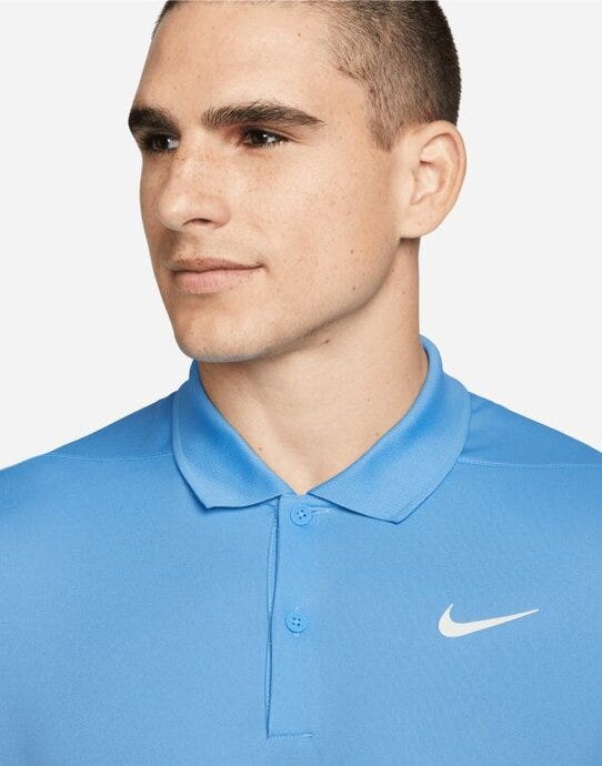 Nike DH0822 Dri-FIT Victory Solid Polo (LC) - University Blue