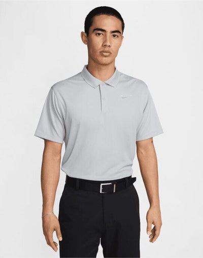 Nike DH0822 Dri-FIT Victory Solid Polo (LC) - Wolf Grey/White