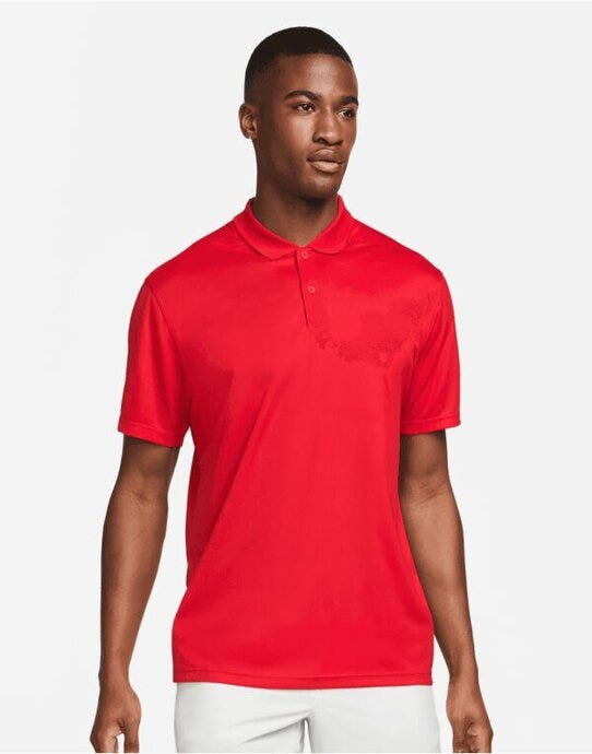 Nike DH0824 Dri-FIT Victory Solid Polo - University Red