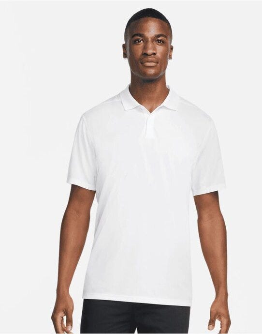 Nike DH0824 Dri-FIT Victory Solid Polo - White