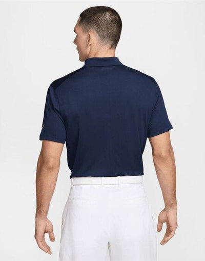 Nike DH0824 Dri-FIT Victory Solid Polo - Obsidian/White