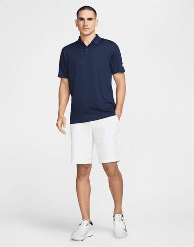 Nike DH0824 Dri-FIT Victory Solid Polo - Obsidian/White