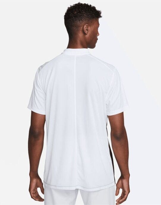 Nike DH0845 Dri-FIT Victory Colourblock Polo - White/Black/Arctic Orange