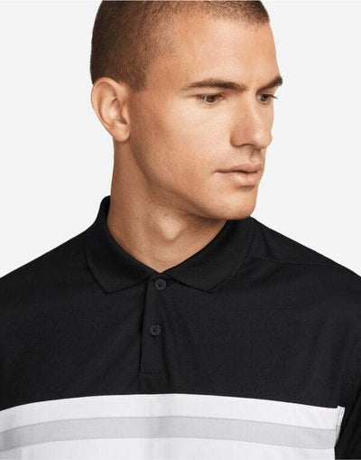 Nike DH0849 Victory Colourblock Polo - Black/White