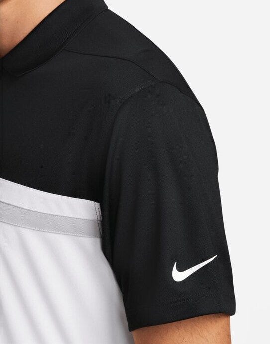 Nike DH0849 Victory Colourblock Polo - Black/White