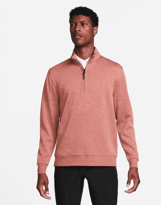 Nike DH0986 Dri-FIT Player Half Zip Top - Canyon Rust