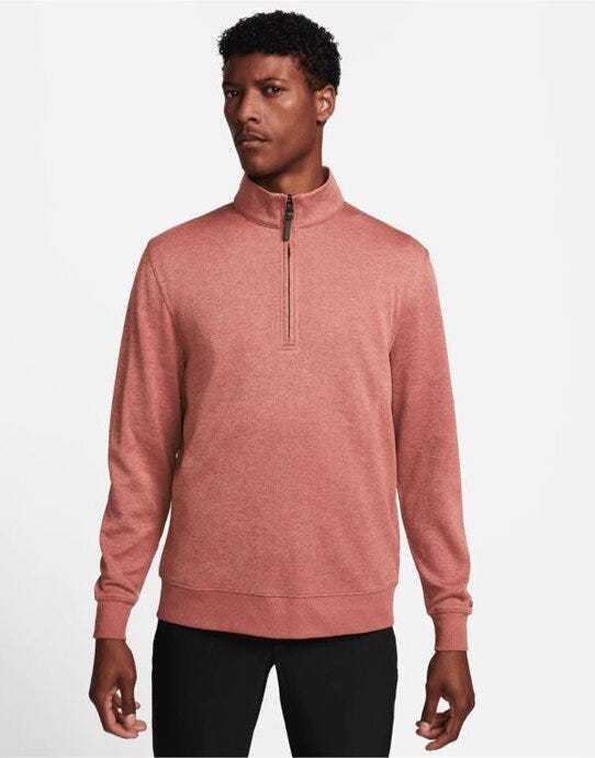 Nike DH0986 Dri-FIT Player Half Zip Top - Canyon Rust