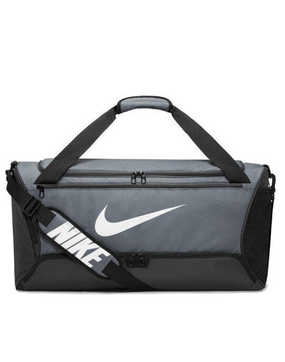 Nike DH7710 Brasilia Training Duffle Bag (60L) - Iron Grey/ Black/ White
