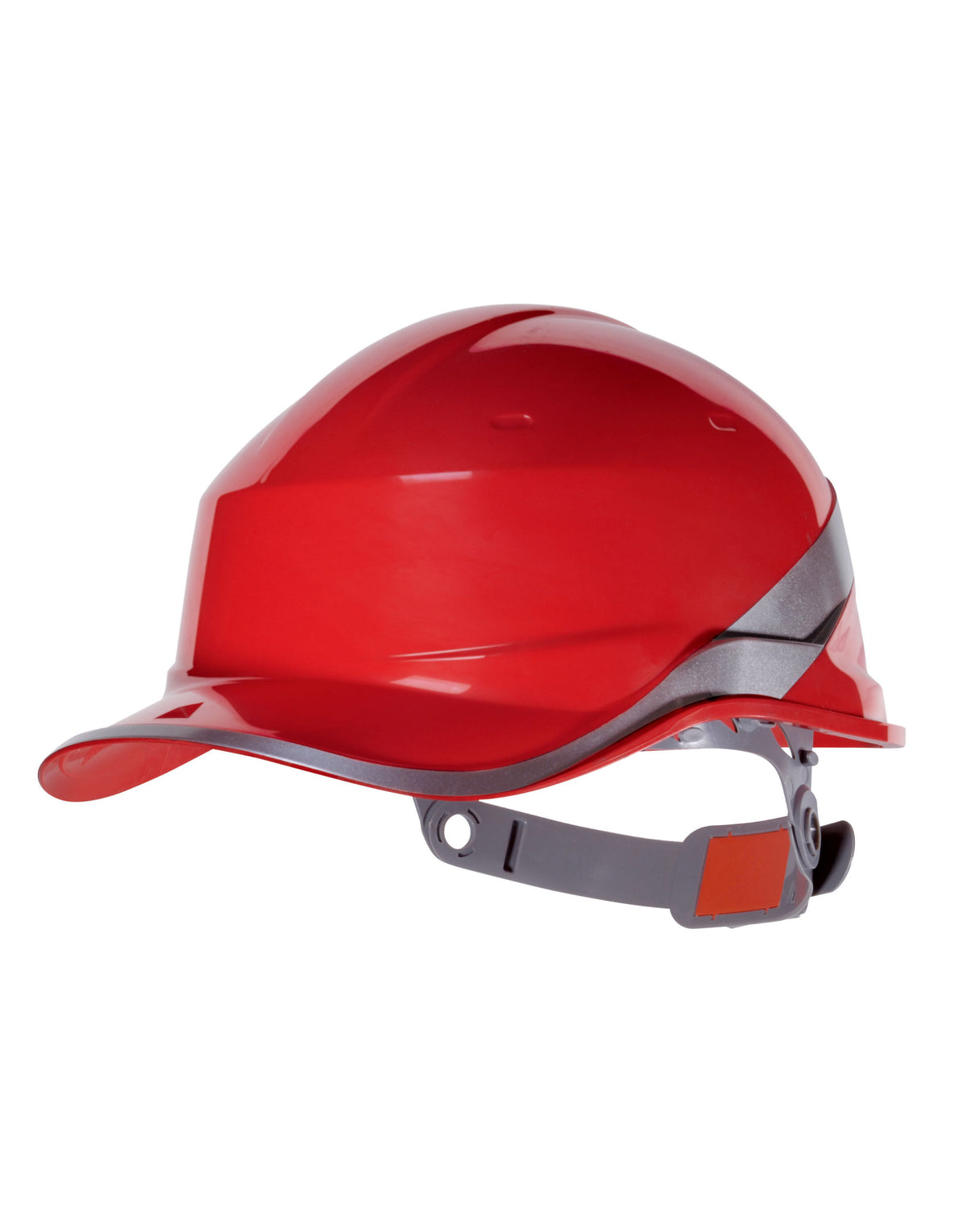 Delta Plus DIAMOND Hi-Vis Baseball Safety Helmet - Red