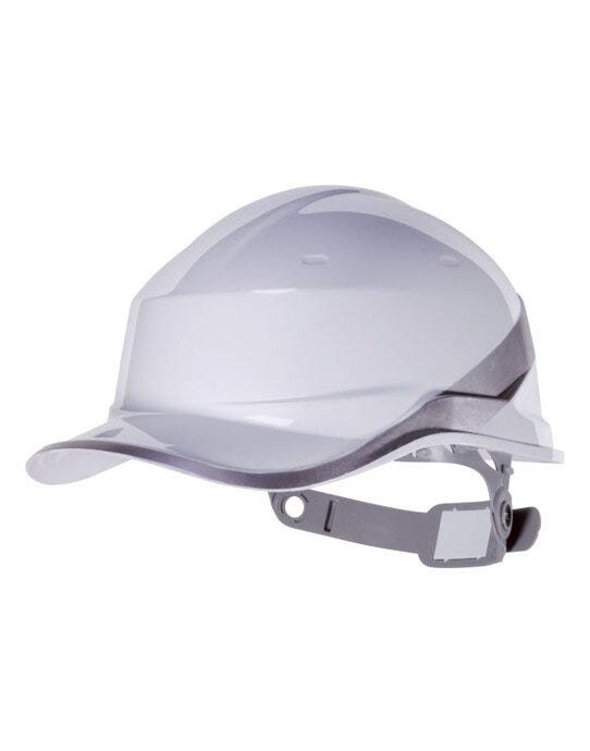 Delta Plus DIAMOND Hi-Vis Baseball Safety Helmet - White