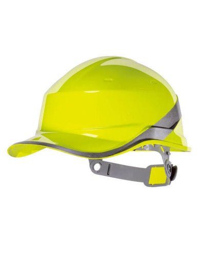 Delta Plus DIAMOND Hi-Vis Baseball Safety Helmet - Yellow