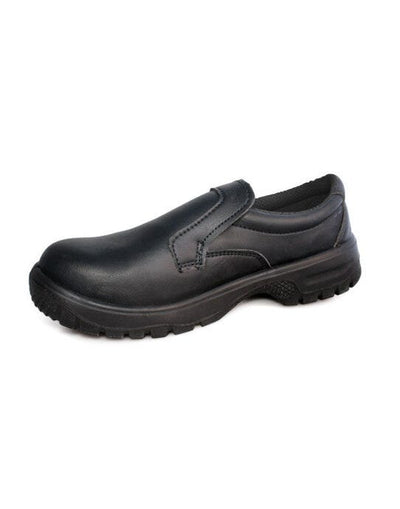 Dennys DK40 Comfort Grip Slip-On Safety Shoe - Black