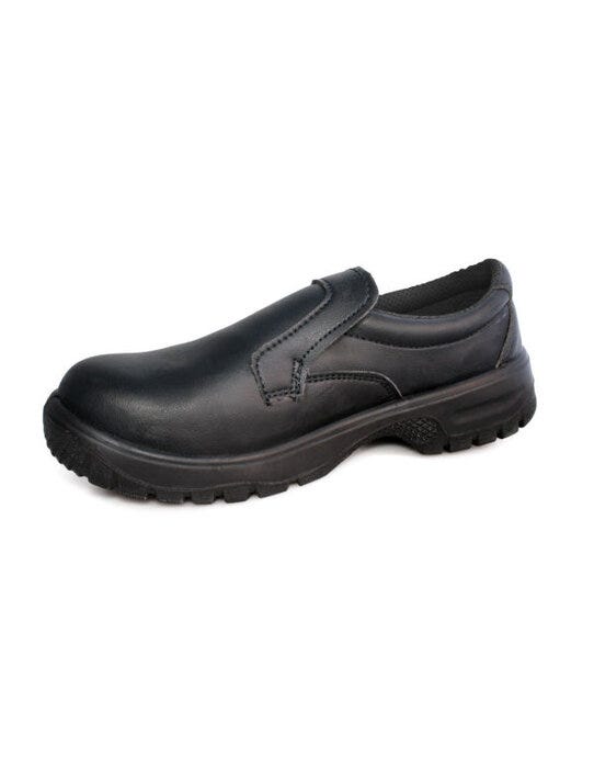 Dennys DK40 Comfort Grip Slip-On Safety Shoe - Black