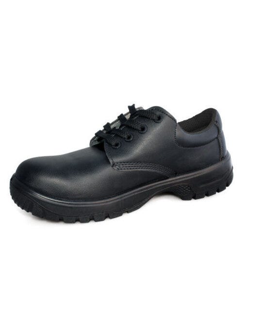 Dennys DK42 Comfort Grip Lace up Safety Shoe - Black