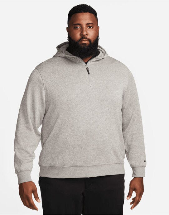 Nike DN1906 Men's Golf Hoodie - Dust/ White/ Dust/ Brushed Silver