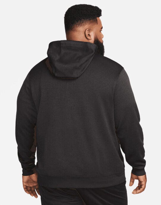 Nike DN1906 Men's Golf Hoodie - Black/ Black/ Black/ Brushed Silver