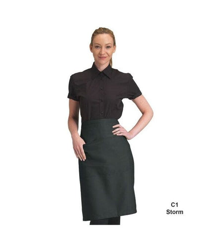 Dennys DP110 Recycled Waist Apron W Pocket - Storm Grey