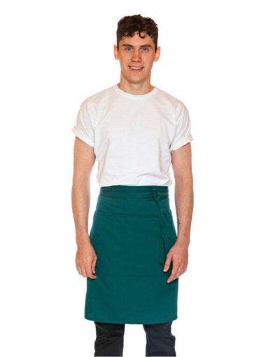 Dennys DP110 Recycled Waist Apron W Pocket - Bottle Green
