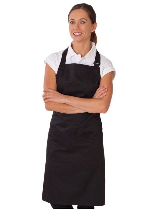 Dennys DP117 Denny's Low Cost Apron - Black