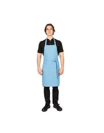 Dennys DP200 Multi-Coloured Bib Apron - Mid Blue