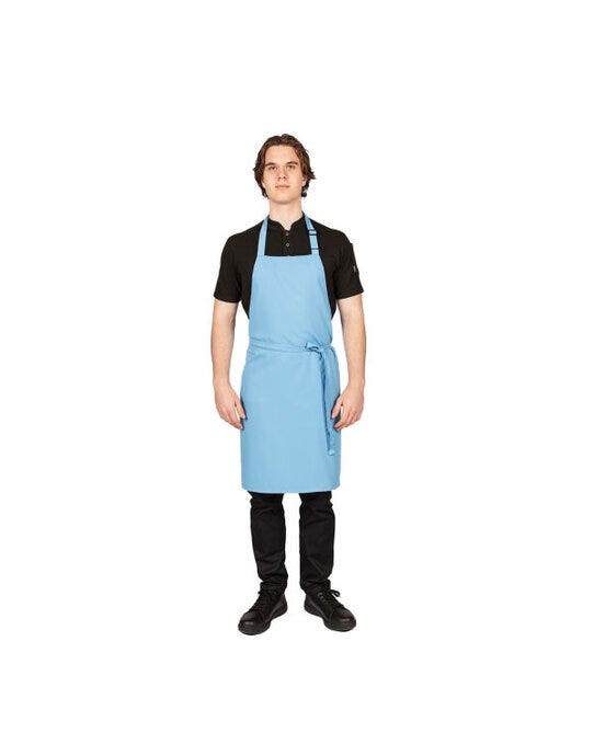 Dennys DP200 Multi-Coloured Bib Apron - Mid Blue