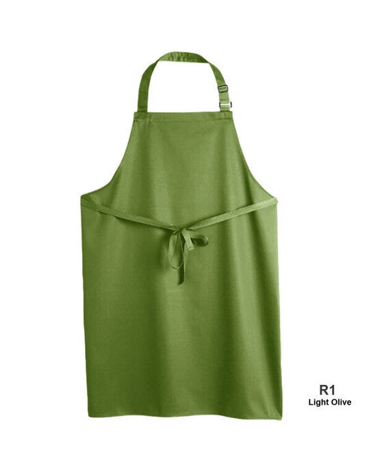 Dennys DP200 Multi-Coloured Bib Apron - Light Olive